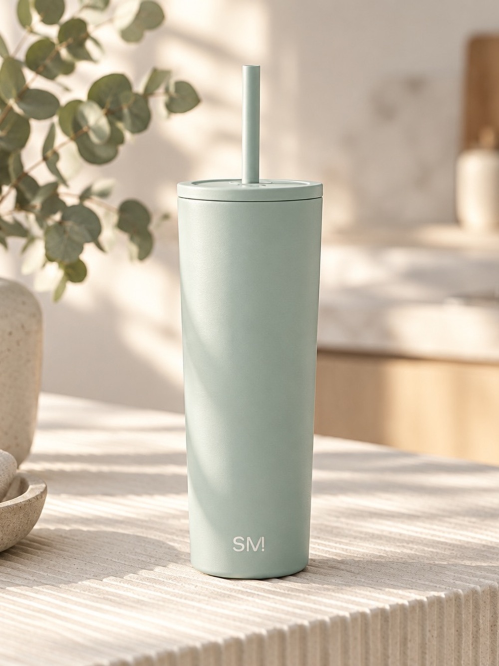 EUC Simple Modern Sage Green  24oz Stainless Steel Steel Cup Classic Tumbler
